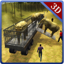 Caminhão transportador zoológico animal icon