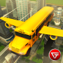 Flying School Bus Simulator 3D: Extreme Tracks