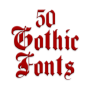 Polices gothiques Créateur de messages icon