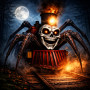Scary Spider Train Game 3D icon