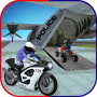 US Police Airplane: Kids Moto Transporter Games