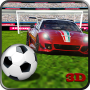 Simulador de futebol do carro 3d icon