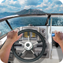 Dirija o barco Crimea do mar 3D icon