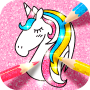 Unicorn Coloring Book