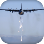 Simulador de avião de caça 3d icon