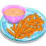 Sweet Potato Fries Cooking