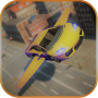 futuristic flying car 3d