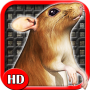 Rato de esgoto executar 3D HD icon