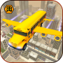 Flying School Bus Sim 2017