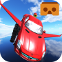 VR Flying muscle car 3D: death race shooter