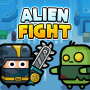 Alien Fight: Police vs Zombie