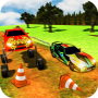 Elevated Chained Car Race – Driving Simulator 3D