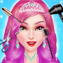 Girls hairstyle salon game