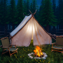 Forest Camping Survival Sim 3D icon