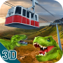 Amazing Dinosaur Park Sky Tram Simulator 3D