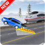 Train Vs Car Racing : Chained Car Games