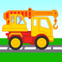 Carros e jogos para crianças construindo icon