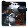 Cão corrida 3d icon