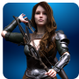 Tir à larc fille chasse aux animaux 3D icon