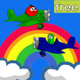 flying veggietales kids