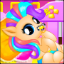 Newborn Baby Pony Princess