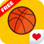 Basquetebol feliz adesivos icon