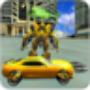 Super Mech Warrior Robot: Muscle Car Transformer