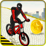 Super Hero Rooftop BMX Bicycle Stunts