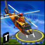 Hélicoptère datterrissage 3d icon