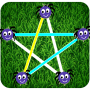 Teia de aranha enigma ligar pontos icon
