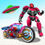Jogos de transformação de robô: jogos de robô de bicicleta icon