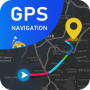 Navegação GPS de futebol on-line, direção do mapa icon