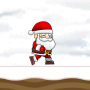 Papai Noel está executando o icon