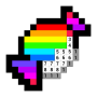 Couleur de pixel par nombre - dessiner lart de bac à sable icon