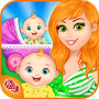 Nouveau bébé jumeaux-soins de maternité icon