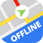Mapas off-line e navegação icon