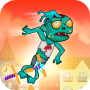 Zombie Pogo Stick Super Jumper Game