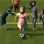 Football run: Crazy fat streaker runner! 3d games!