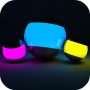 Fond décran de formes de couleurs icon
