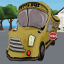 Estacionamento de carros dos desenhos animados em 3D icon