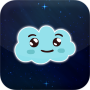 Happy Cloud in The Space