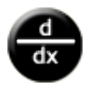 Calcular derivados passo a passo icon
