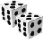 Two Dice: Simple free 3D dice