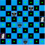 Chess Queen, Knight and King Problem