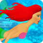 mermaid swimming underwater