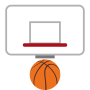 Estrela do mensageiro do basquetebol icon