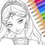 Princess Coloring：Drawing game