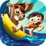 Competindo barcos de banana loucos icon