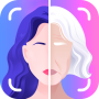 Magic Face: vieillissement du visage, jeune appareil photo, fantastique app icon
