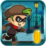 Ladrão corredor um toque escape icon